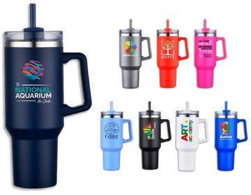 Big Traveler 40 oz Stainless Steel Tumbler